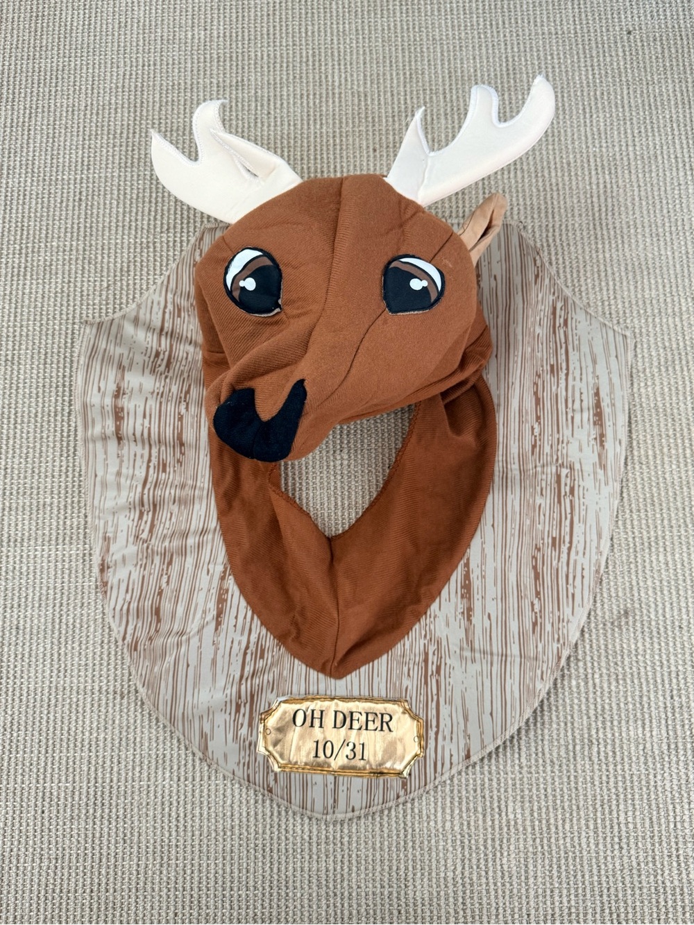Kids Brown Deer Hooded Costume Hat